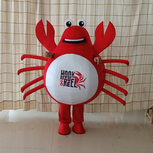 螃蟹大闸蟹卡通人偶服装成人行走头套动漫表演宣传广告道具玩偶服