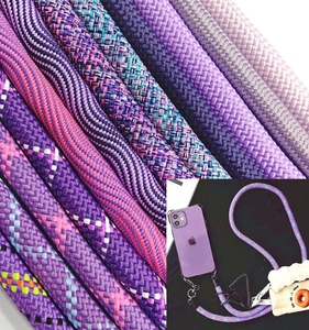 紫色系手机挂绳斜挎绳可背户外防丢手机绳带水壶背带水杯挂绳