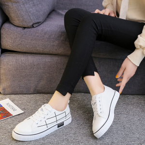 少女白色四季鞋