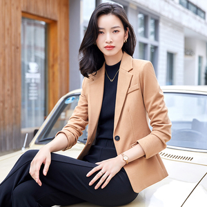 短款西装外套女小个子秋冬高级感女装上衣秋款百搭150cm显高西服