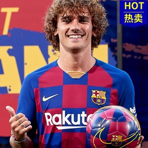 正版巴塞罗那19-20巴萨主场球衣球员球迷版10号梅西21德容足球服