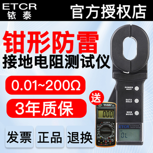铱泰钳形接地电阻测试仪钳型电阻测量仪etcr2000ab防雷地阻检测仪