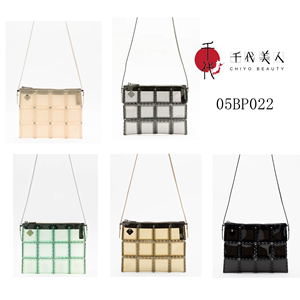 01BP022 3×4单肩可调节 三宅设计师松村光自创品牌52 格子包
