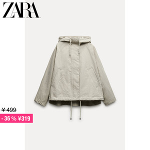 ZARA特价精选 女装 ZW 系列短款派克外套 0518057 806