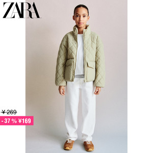 ZARA 特价精选 童装女童 口袋饰棉服夹克外套 5644732 560