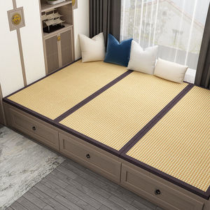 南京榻榻米垫子定制日式椰棕黄麻料理店飘窗上门测量防水踏踏米垫