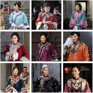 河洛康家陶虹周若兰同款古装民国晚清少奶奶秀禾服中式喜娘绣花服