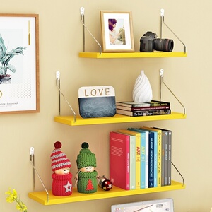 托板免钻孔墙挂式墙上置物架隔板支撑架层板短墙壁无痕挂物宾馆柜