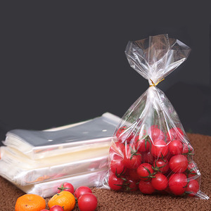 opp包装袋透明通用水果平口多孔蔬菜柑脐橙苹果橘葡萄保鲜塑料袋