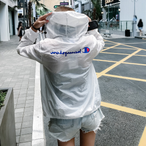 日版champion冠军防晒衣女夏官网旗舰官轻薄防晒服男上衣情侣外套