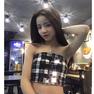 街拍款网红同款衣服女上衣韩版社会主播快手红人同款背心夏季潮
