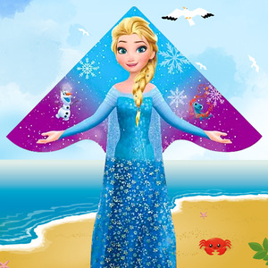 大号爱莎艾莎公主风筝儿童大人线盘带线2024年微风易飞风筝