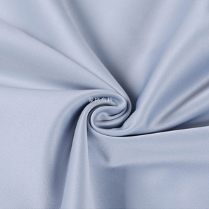 雾霾蓝色   微弹微光泽骨架感高端100%纯棉专业风衣面料布料