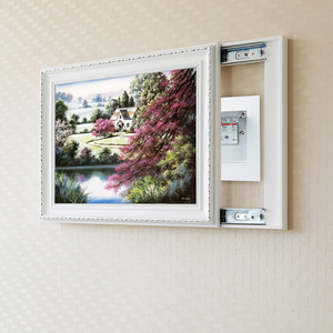 电表箱装饰遮挡je箱欧式田园装饰e盒壁挂壁配电箱特大号装饰画