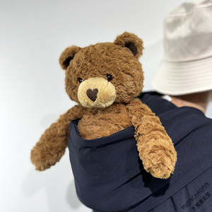 出口治愈爱心小熊熊公仔情侣一对泰迪熊毛绒玩具伴手礼柔软抱玩偶