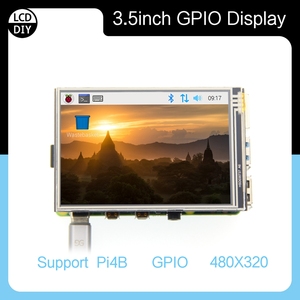 树莓派3.5寸 GPIO SPI触摸屏彩屏显示器 支持Raspberry Pi 3B+/4B