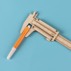 自制测量工具小学生手工diy木质游标卡尺科技小制作科学steam教具