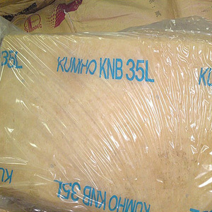 丁腈橡胶黏剂原料 韩国锦湖nbr 丁腈胶橡 35lm kumho knb