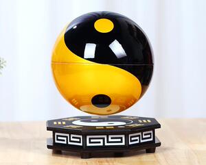 创意设计风水八卦装饰摆件道教磁悬浮漂浮太极球日本桌面礼品底座