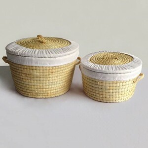 储物篓馒头筐子加大草编框保温箱子稻草包子杂物框稻草筐装草编