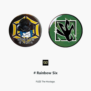 【悟空】彩虹六号围攻游戏周边干员标志特种部队徽章挂饰痛包吧唧