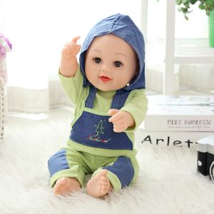 全塑胶仿真婴儿软硅胶宝宝玩具过家家洋娃娃 孕期授