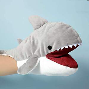 nome公仔 鲨鱼手偶手偶/安抚玩偶中国大陆毛绒玩具手套玩偶3个月