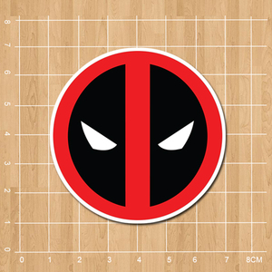 美漫 x战警 deadpool 死侍 logo笔记本贴纸 旅行箱贴纸  162