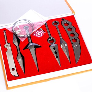 火影忍具包火影武器忍者手里剑四代目苦无道具套装七件套礼物玩具