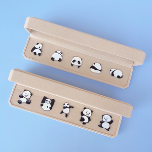 熊猫元素周边文创胸针中国特色礼物成都伴手礼盒送老外男女孩儿童