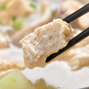 登品养生素食 福嘉日式木棉豆腐 500g 煮汤烧肉火锅配菜 大豆制品