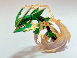 美版 口袋妖怪宝可梦 海洋堂 tcg特典 mega裂空座 手办 景品收藏