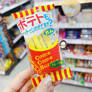 日本进口零食 yaokin薯条造型口香糖泡泡糖吹波糖 15g