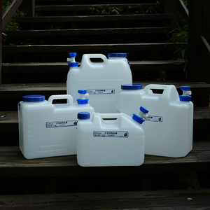 户外pe纯净水桶大号储水桶车载蓄水箱食品级方形家用手提式接水桶