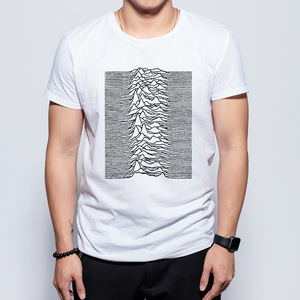 joy division乐队unknown pleasures脉冲摇滚男女情侣纯棉短袖t恤