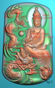 精雕图御龙观音