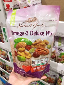 【小棉袄美国代购】直邮 natures garden omega3六种混合果仁坚果