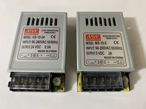 明伟超薄S-10-24开关电源 CS/HS/MS-10W5V2A 12V1A 24V0.5A 电源