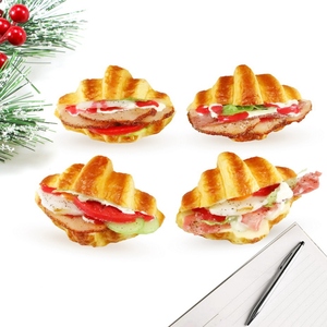 仿真可颂面包蛋糕甜品ins展厅橱窗摆件装饰食物摄影道具