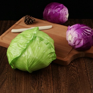 仿真蔬菜模型紫甘蓝包菜卷心菜蔬果摆件店铺橱窗摆设装饰拍摄道具