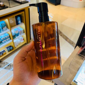 小邱香港采购植村秀琥珀卸妆油450ml 清爽温和抗敏感