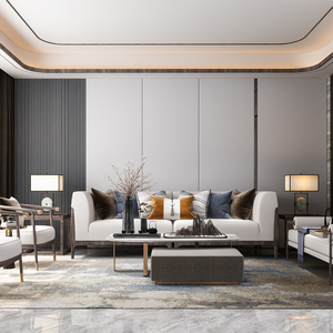 定制实木格栅硬包背景墙木饰面现代轻奢简约卧室床头电视客厅沙发