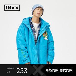 【INXX】Standby 23新款潮个性印花短款棉服男女同款XXB4161623