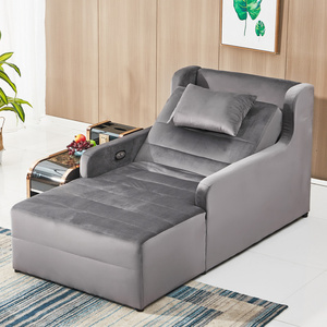 洗浴中心休息床电动连体休闲躺椅浴场高端会所休闲大厅休息沙发