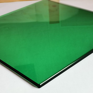 钢化玻璃定制5mm绿玻8mm绿玻定做桌面茶几耐高温烤漆磨砂可接加急