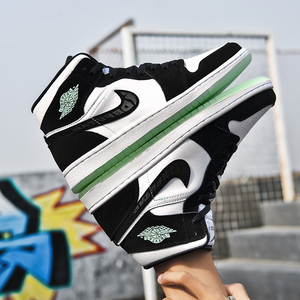 high og夜光熊猫aj男女鞋莆田糖果鸳鸯联名空军一号板鞋aj1变色龙