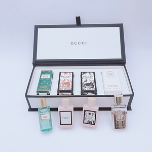 gucci古驰香水小样套装四件礼盒套盒迷你气味记忆繁花罪爱栀子花