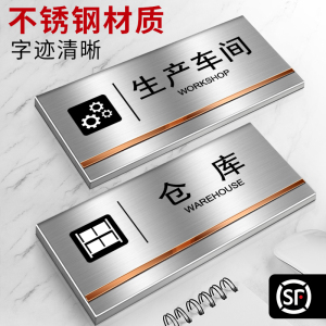 工厂生产部生产车间门牌仓库库房标牌会议室标识牌样品室储物室工具间