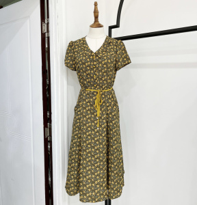 鑫慕芭莎/伊蕾珂m22b-092 女装2021新款时尚印花连衣裙夏款 379