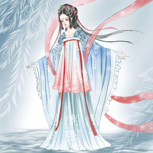 汉服女仙气飘逸古风魏晋南北朝大袖襦改良中国风日常汉服春秋新款